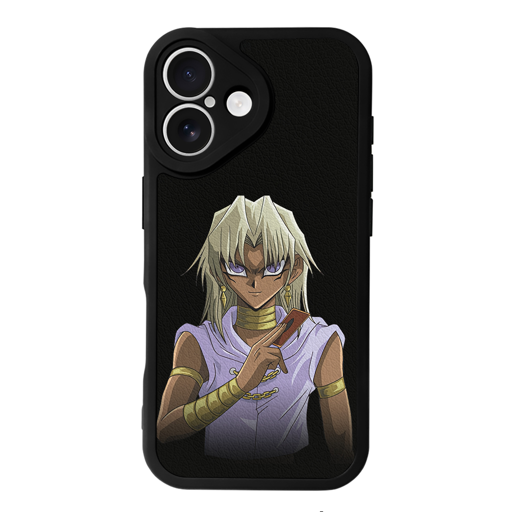 遊☆戯☆王 Yu-Gi-Oh! 【iPhone 16シリーズ対応】シリコンスマホケース（レザー調） 材質：シリコン